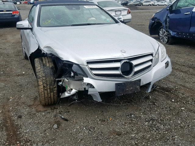 WDDKK5KF5CF144300 - 2012 MERCEDES-BENZ E 350 SILVER photo 9