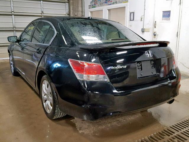 1HGCP2F84AA057624 - 2010 HONDA ACCORD EXL BLACK photo 3