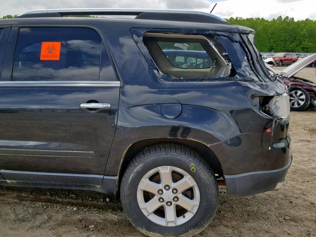 5GZER23748J135017 - 2008 SATURN OUTLOOK XR შავი ფოტო 9