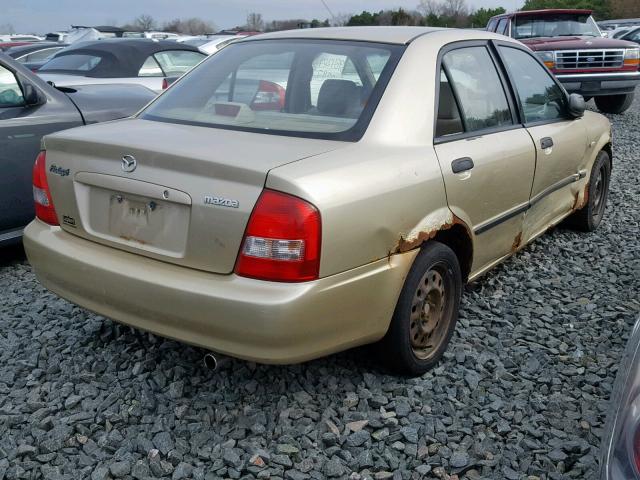 JM1BJ225530165539 - 2003 MAZDA PROTEGE DX TAN photo 4