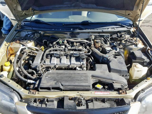 JM1BJ225530165539 - 2003 MAZDA PROTEGE DX TAN photo 7