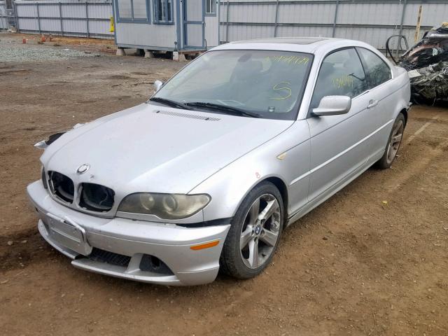 WBABV13484JT22879 - 2004 BMW 325 CI SUL SILVER photo 2