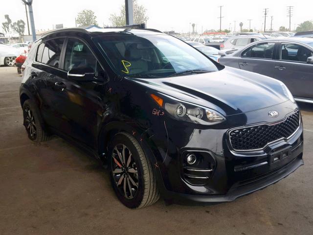 KNDPN3AC6H7081020 - 2017 KIA SPORTAGE E BLACK photo 1