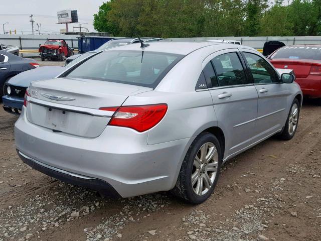 1C3CCBAB1CN317345 - 2012 CHRYSLER 200 LX SILVER photo 4