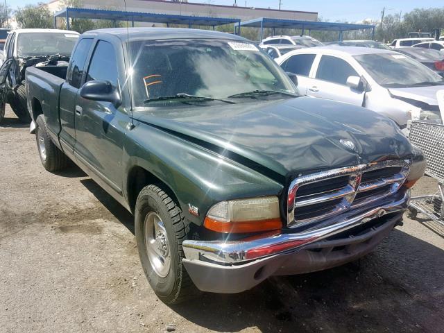 1B7GL23Y6VS173472 - 1997 DODGE DAKOTA GREEN photo 1