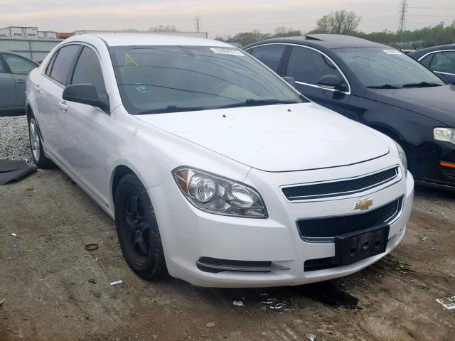 1G1ZG57N394219776 - 2009 CHEVROLET MALIBU LS WHITE photo 1