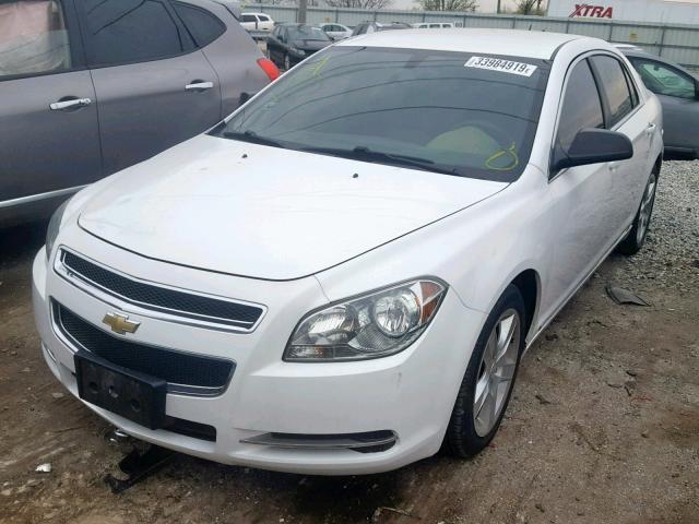 1G1ZG57N394219776 - 2009 CHEVROLET MALIBU LS WHITE photo 2