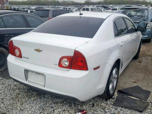 1G1ZG57N394219776 - 2009 CHEVROLET MALIBU LS WHITE photo 4