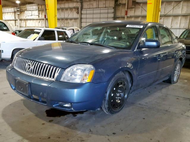 1MEFM42115G621840 - 2005 MERCURY MONTEGO PR BLUE photo 2