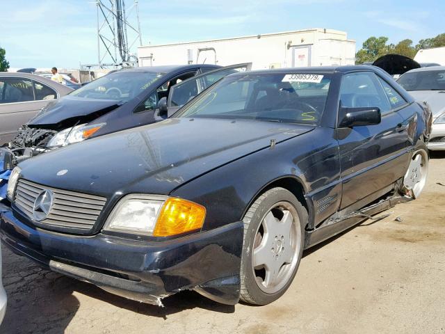 WDBFA63E0RF086985 - 1994 MERCEDES-BENZ SL 320 BLACK photo 2