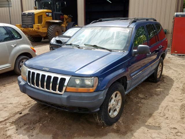 1J4GW58N3XC784350 - 1999 JEEP GRAND CHER BLUE photo 2