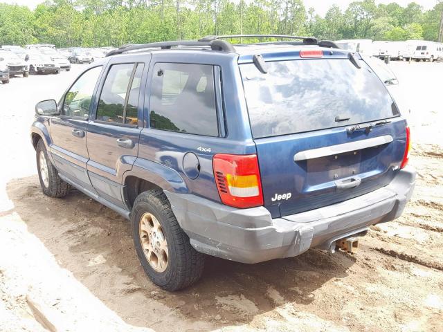 1J4GW58N3XC784350 - 1999 JEEP GRAND CHER BLUE photo 3