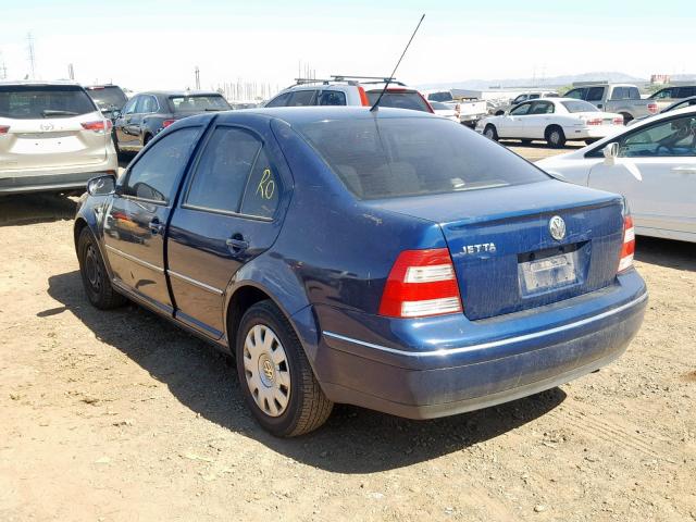 3VWRA69M95M016468 - 2005 VOLKSWAGEN JETTA GL BLUE photo 3