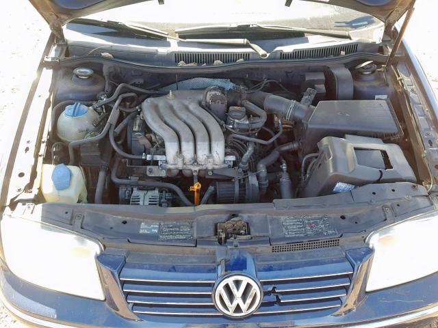 3VWRA69M95M016468 - 2005 VOLKSWAGEN JETTA GL BLUE photo 7