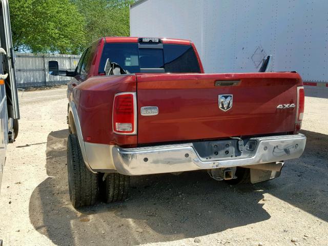 3C63RRNL4EG238664 - 2014 RAM 3500 LONGH MAROON photo 3