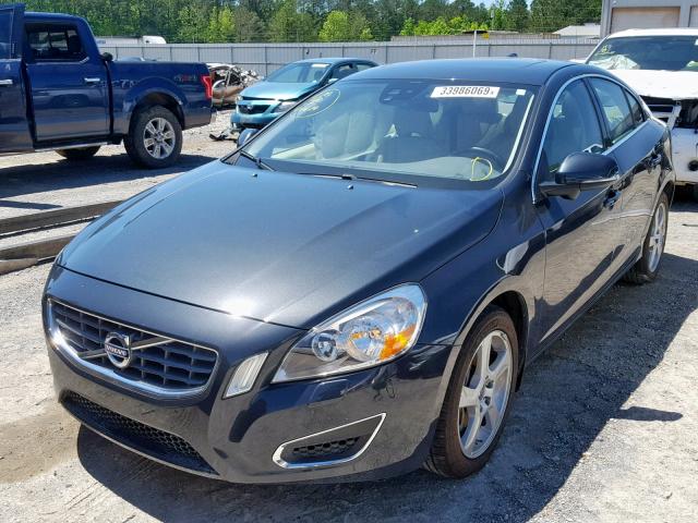 YV1622FSXC2113840 - 2012 VOLVO S60 T5 CHARCOAL photo 2