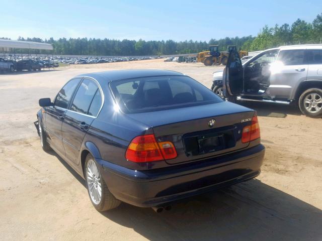 WBAEV53463KM03702 - 2003 BMW 330 I BLUE photo 3