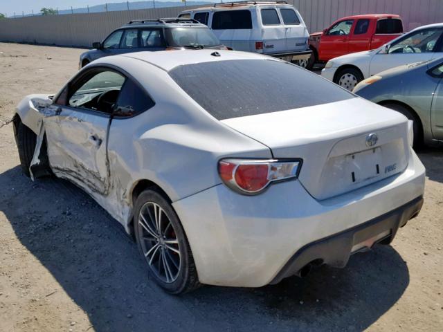 JF1ZNAA12D1718306 - 2013 TOYOTA SCION FR-S WHITE photo 3