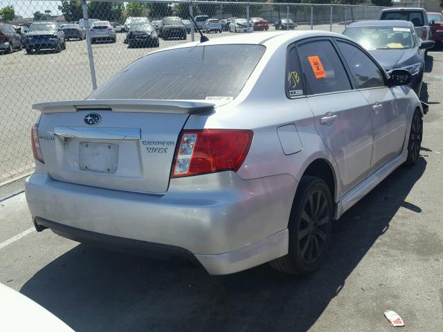 JF1GE76679G514264 - 2009 SUBARU IMPREZA WR SILVER photo 4