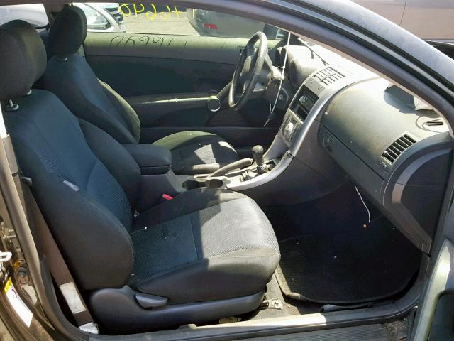JTKDE167750035566 - 2005 TOYOTA SCION TC BLACK photo 5