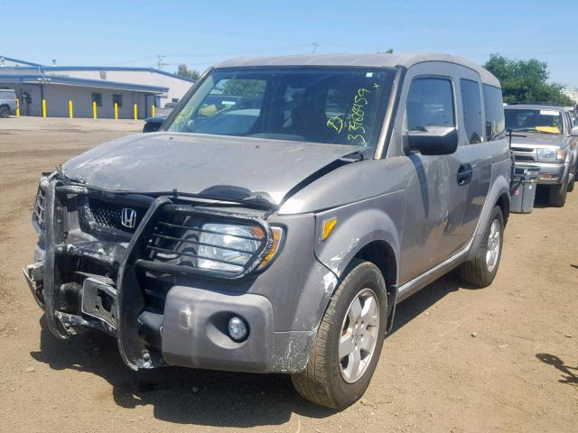 5J6YH28584L003122 - 2004 HONDA ELEMENT EX SILVER photo 2