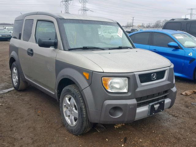 5J6YH28584L035844 - 2004 HONDA ELEMENT EX BEIGE photo 1