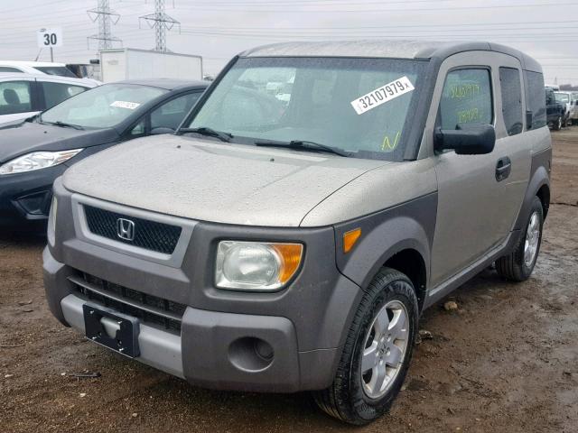 5J6YH28584L035844 - 2004 HONDA ELEMENT EX BEIGE photo 2