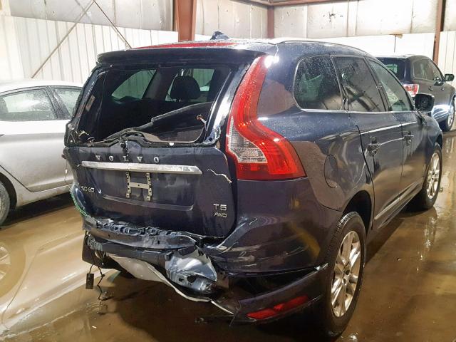 YV4612RMXF2710378 - 2015 VOLVO XC60 T5 BLUE photo 4