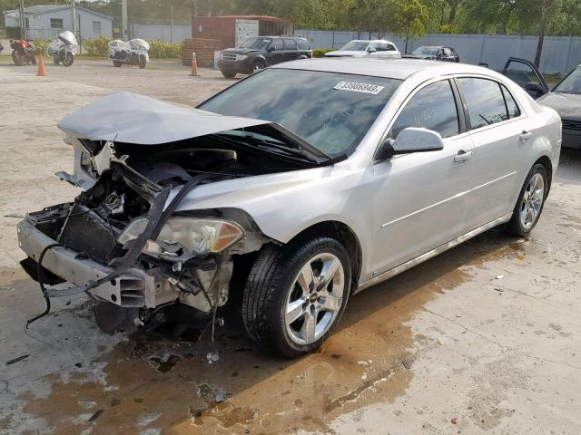 1G1ZH57B29F215290 - 2009 CHEVROLET MALIBU 1LT 银色 照片 2