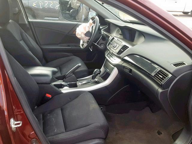 1HGCR2F51EA272920 - 2014 HONDA ACCORD SPO MAROON photo 5