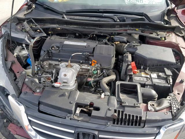 1HGCR2F51EA272920 - 2014 HONDA ACCORD SPO MAROON photo 7
