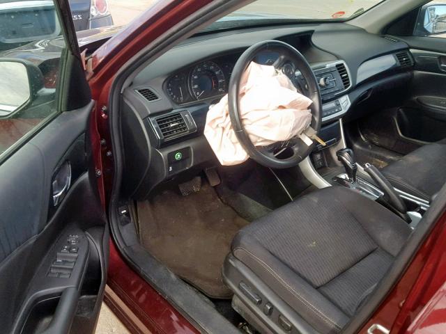 1HGCR2F51EA272920 - 2014 HONDA ACCORD SPO MAROON photo 9