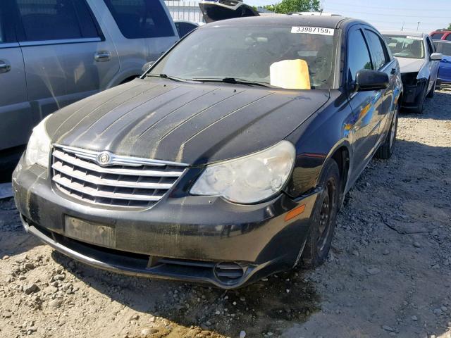 1C3LC46J78N175103 - 2008 CHRYSLER SEBRING LX BLACK photo 2