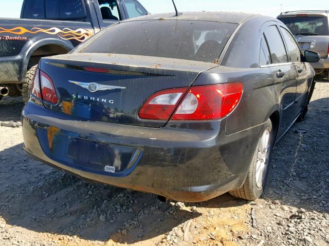 1C3LC46J78N175103 - 2008 CHRYSLER SEBRING LX BLACK photo 4