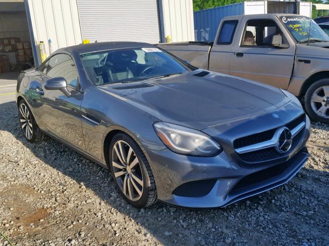 WDDPK3JA5HF130632 - 2017 MERCEDES-BENZ SLC 300 GRAY photo 1