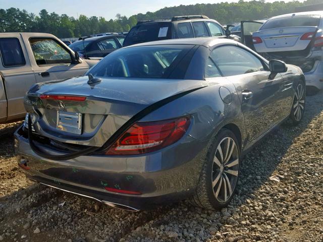 WDDPK3JA5HF130632 - 2017 MERCEDES-BENZ SLC 300 GRAY photo 4