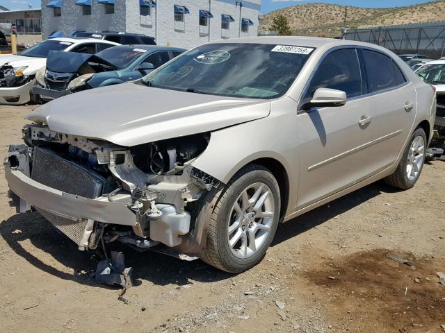 1G11C5SL6FF345161 - 2015 CHEVROLET MALIBU 1LT 金色 照片 2