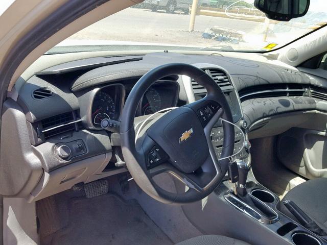 1G11C5SL6FF345161 - 2015 CHEVROLET MALIBU 1LT 金色 照片 9