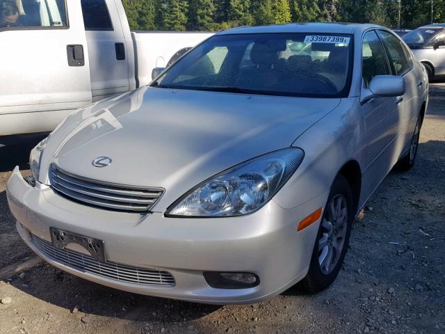 JTHBF30G230115756 - 2003 LEXUS ES 300 SILVER photo 2