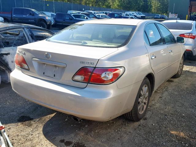 JTHBF30G230115756 - 2003 LEXUS ES 300 SILVER photo 4