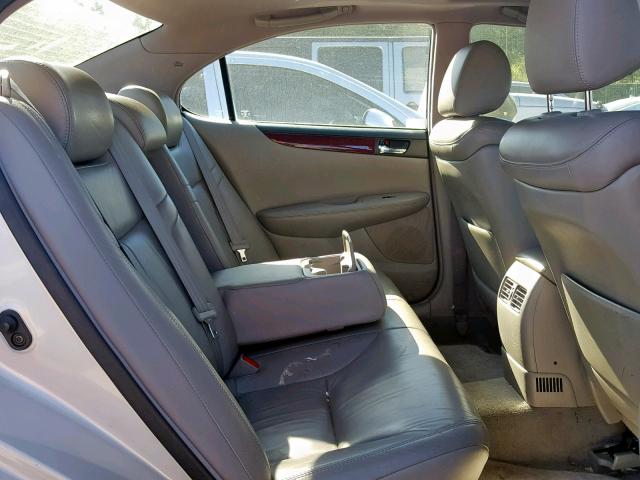 JTHBF30G230115756 - 2003 LEXUS ES 300 SILVER photo 6