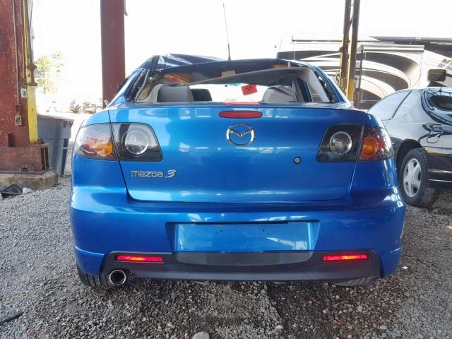 JM1BK323351229284 - 2005 MAZDA 3 S BLUE photo 10