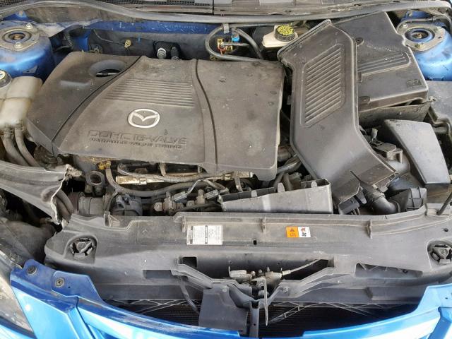 JM1BK323351229284 - 2005 MAZDA 3 S BLUE photo 7