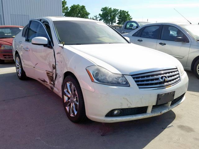 JNKAY01F57M454536 - 2007 INFINITI M35 BASE WHITE photo 1