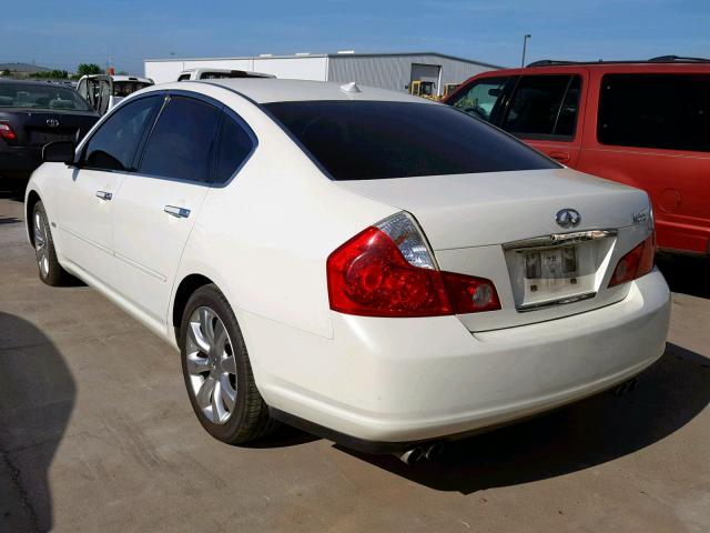 JNKAY01F57M454536 - 2007 INFINITI M35 BASE WHITE photo 3