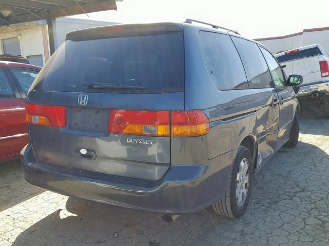 5FNRL18054B038551 - 2004 HONDA ODYSSEY EX GRAY photo 4