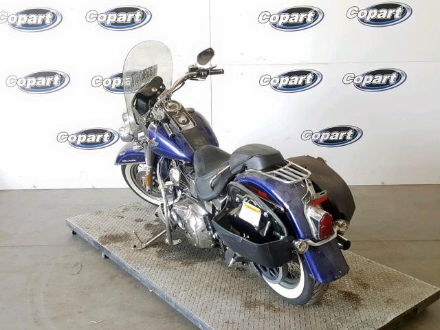 1HD1JDB126Y032598 - 2006 HARLEY-DAVIDSON FLSTNI BLUE photo 3