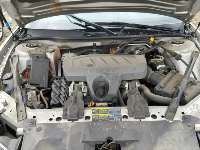 2G4WC582071151449 - 2007 BUICK LACROSSE C SILVER photo 7