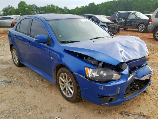 JA32U2FU5FU025253 - 2015 MITSUBISHI LANCER ES BLUE photo 1