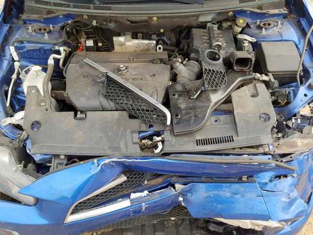 JA32U2FU5FU025253 - 2015 MITSUBISHI LANCER ES BLUE photo 7